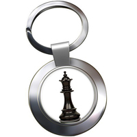 Llavero de ajedrez - Cromado