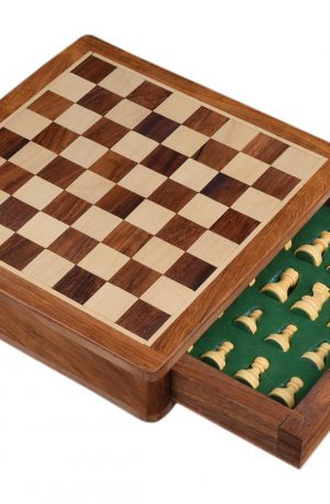tablero ajedrez de madera