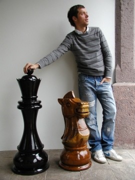 ajedrez gigante para decorar